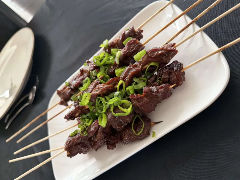 Bavette Spiesen in Ketjap Marinade